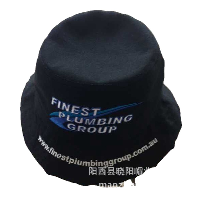 纯棉遮阳太阳帽渔夫帽 阳西晓阳帽子工厂专业订制各类边帽广告帽