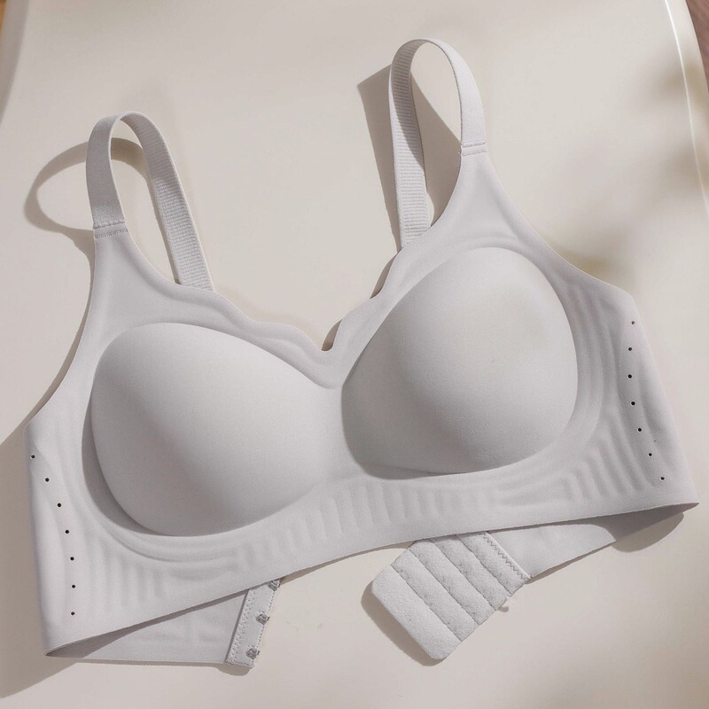 透气乳胶无痕内衣女果冻条小胸聚拢收副乳承托防下垂薄款舒适文胸|undefined