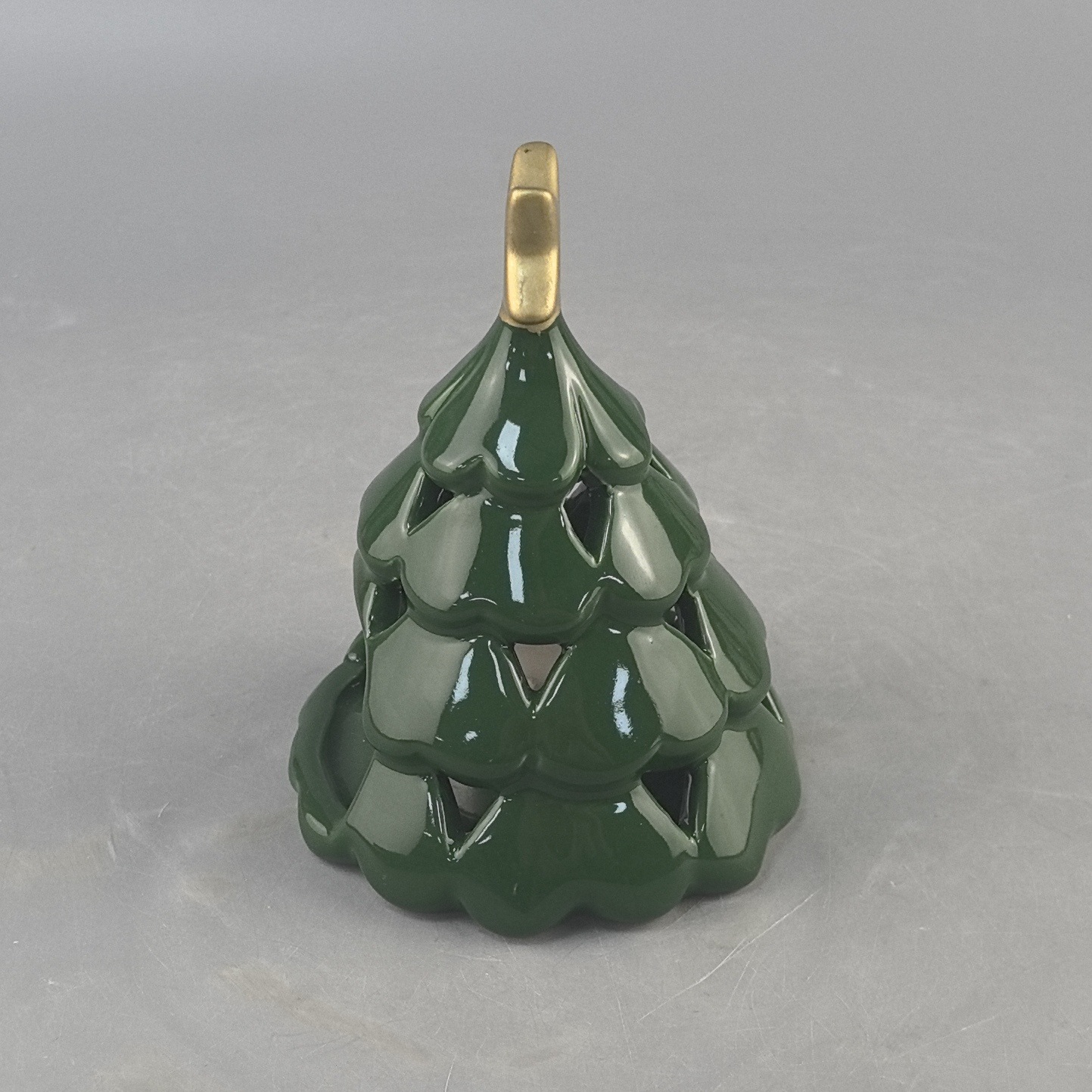Ventas transfronterizas de cerámica de árbol de Navidad, lámpara de vela de incienso, atmósfera de Navidad creativa, decoraciones de atmósfera