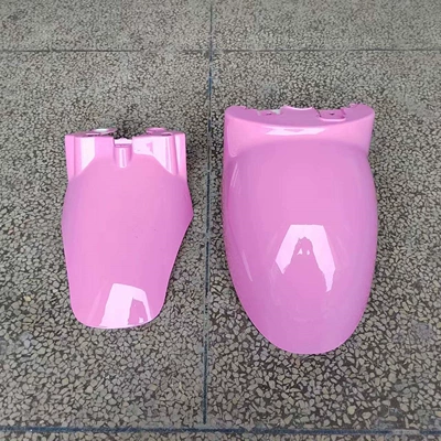 for Emma Little Sheep, Yadi electric — Motorcycle Fender - pink-small-turtle-king-front-mudguard-comes-with-installation-screws