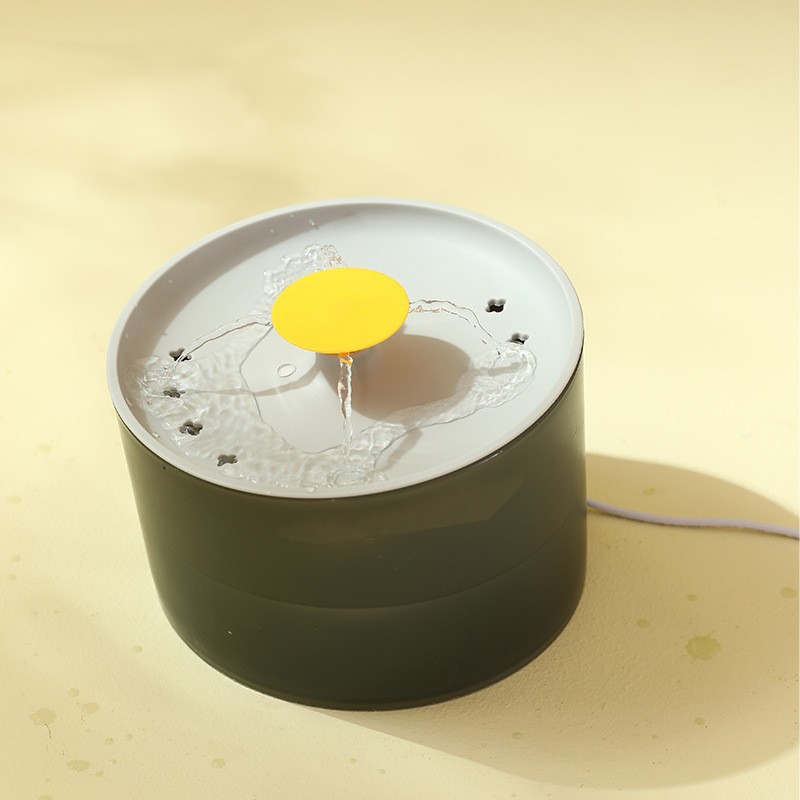 Gato automático dispensador de agua móvil dispensador de agua de bucle mudo filtro alimentador de agua de perro suministros de mascotas