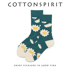 Women's Japanese Minimalist Korean Colorful Plaid Cotton Crew Socks Spring and Autumn Ins Trendy Korean Version College Wind Socks