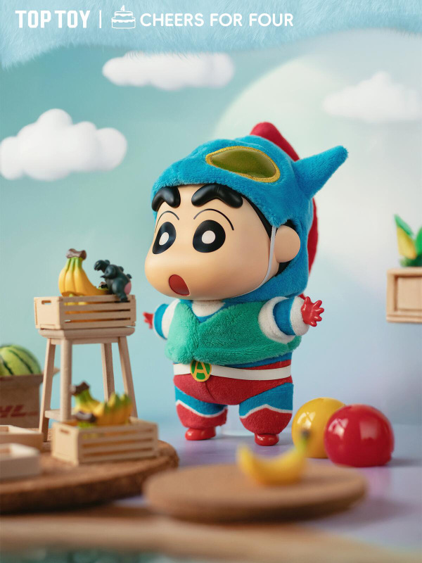 【在庫あり】正規品 TOPTOY クレヨンしんちゃん ドレスアップパーティーシリーズ ビニールぬいぐるみ ブラインドボックス フィギュア ギフト|undefined