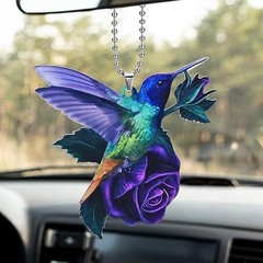 新製品イルカブルーローズ海洋生物車のバックミラーアクセサリークリスマスツリー吊り下げ装飾品家の装飾ギフト