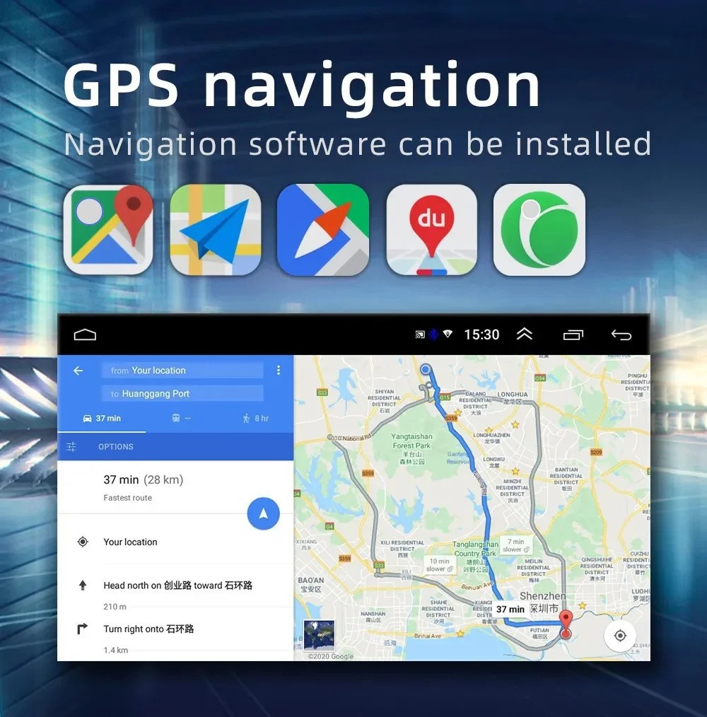 Suitable for Renault Dacia 8inch Android Car Gps High-Definition Screen Mp5 Bluetooth Navigation All-In-One Device Carplay