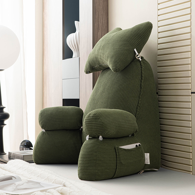 Bedroom Bedside Soft Backrest Lazy Sofa Bay Window Removable and Washable Cushion Pregnant Women Neck and Waist Support Nursing Pillow