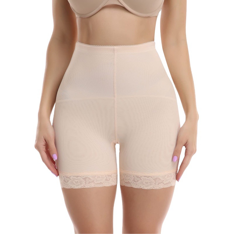 Cuerpo de cintura alta que forma el vientre que forma los pantalones esponja plug pad falso trasero cadera pantalones de elevación cadera que forma la ropa interior apretada transfronteriza