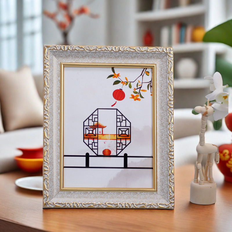 Casual and Accessible Luxury Family Portrait Wedding Photo Frame with Engraved Logo Group Photo 20× 30inch Table Washed Photo