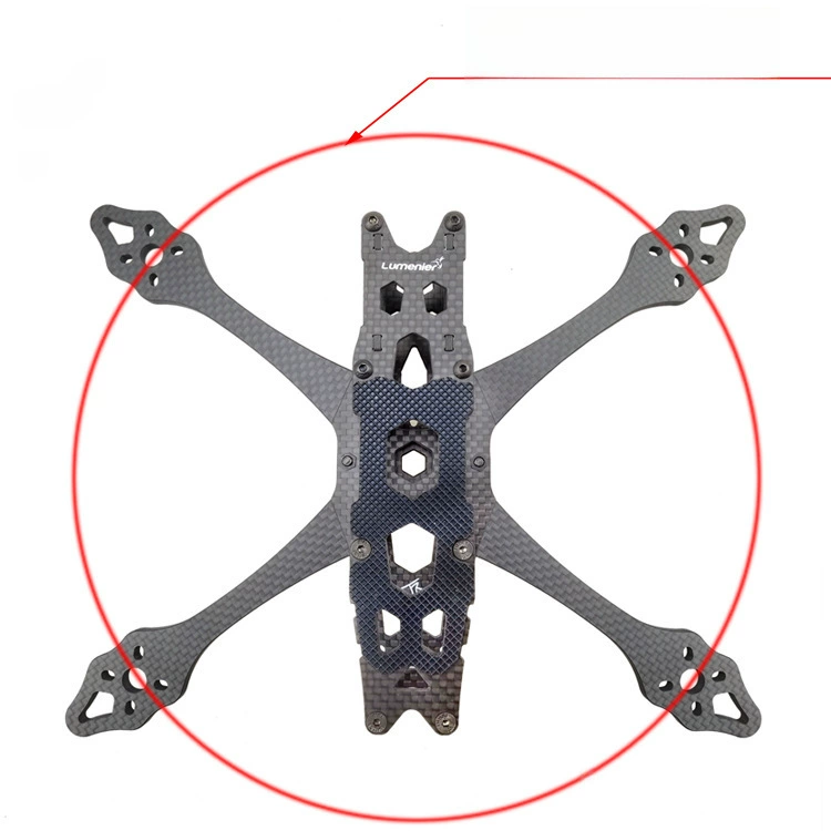 QAV-S 5-дюймовый стеллаж для RC-рации FPV пересечение машины FreeStyle Flying Follow Falling Полный углеродное волокно рельеф