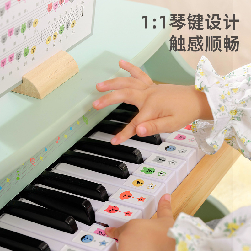 Juguetes de madera de piano para niños Regalos para bebés y niñas