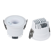 人体感应筒灯外壳偏光筒灯外壳 COB 黑色白色角度齐全无主灯外壳