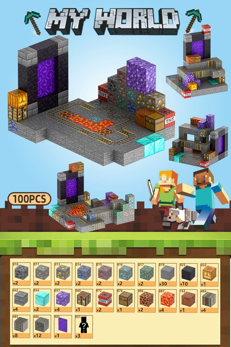 Магнитный маленький конструктор для мальчиков, игрушка