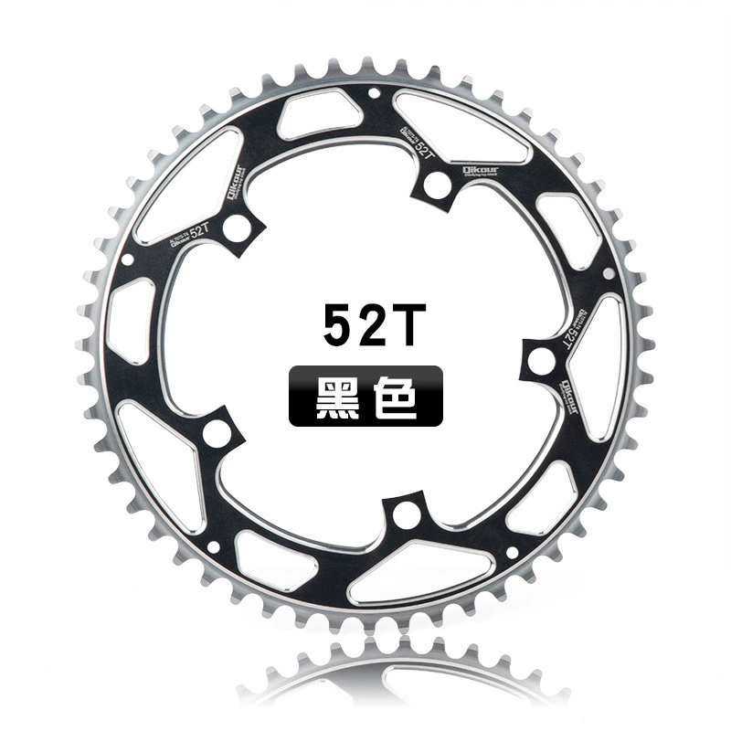 Новый 52T алюминиевый сплав светло-мертвый Летающий дорожный автомобиль складной автомобиль интегрированный диск 130BCD зубчатый диск однодисковый