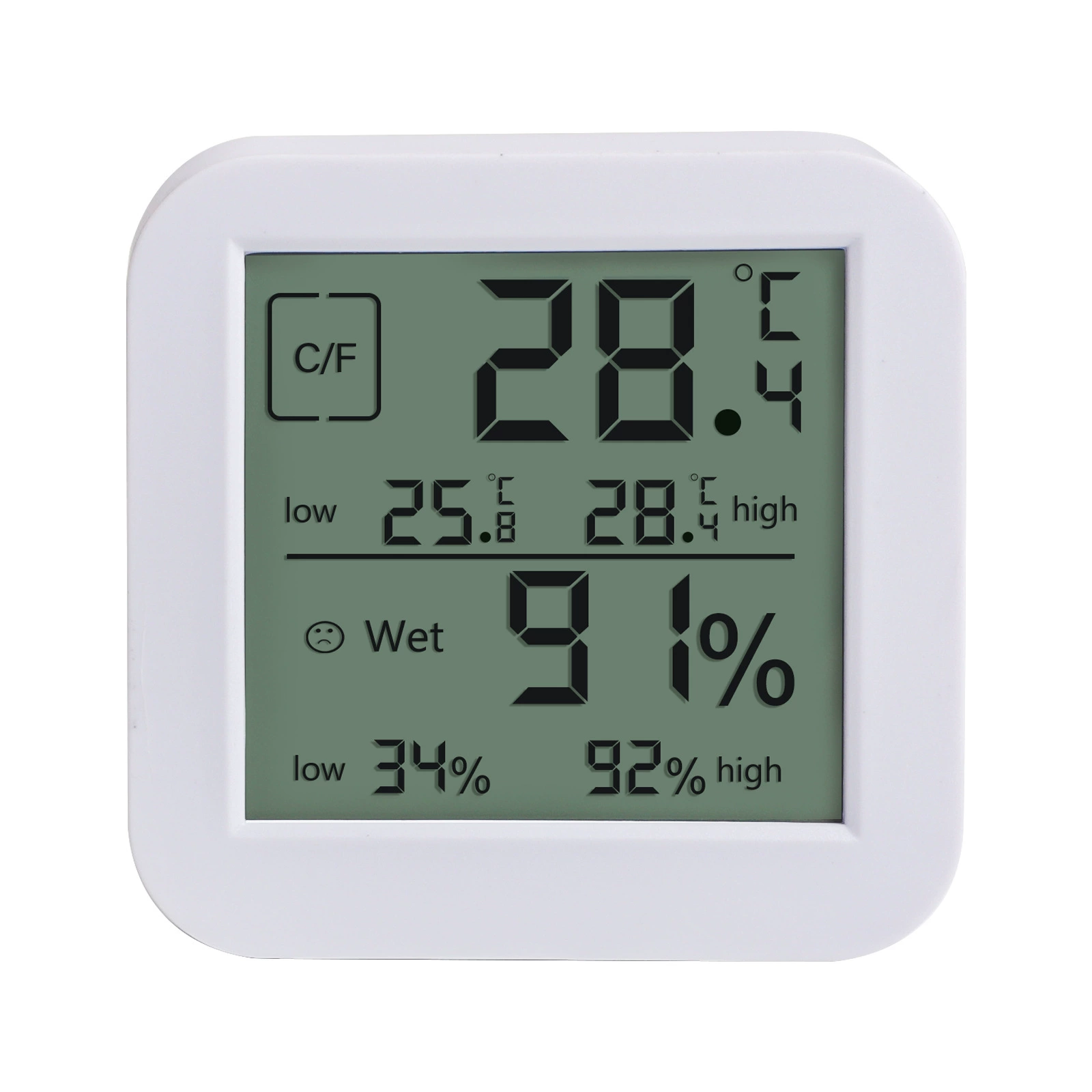 Многофункциональный двухсторонний экран дома сенсорный термометр