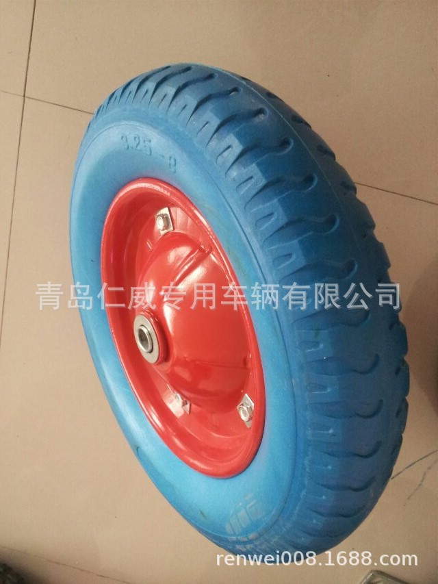 13X3 PU 轮 3.00-8 聚氨酯轮 防爆轮 免充气轮