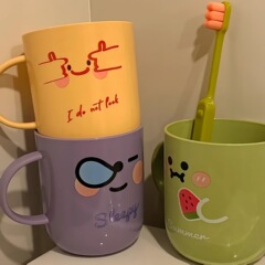 高颜値かわいいトイレ浴室児童嗽カップ家庭用カップルが歯を磨く