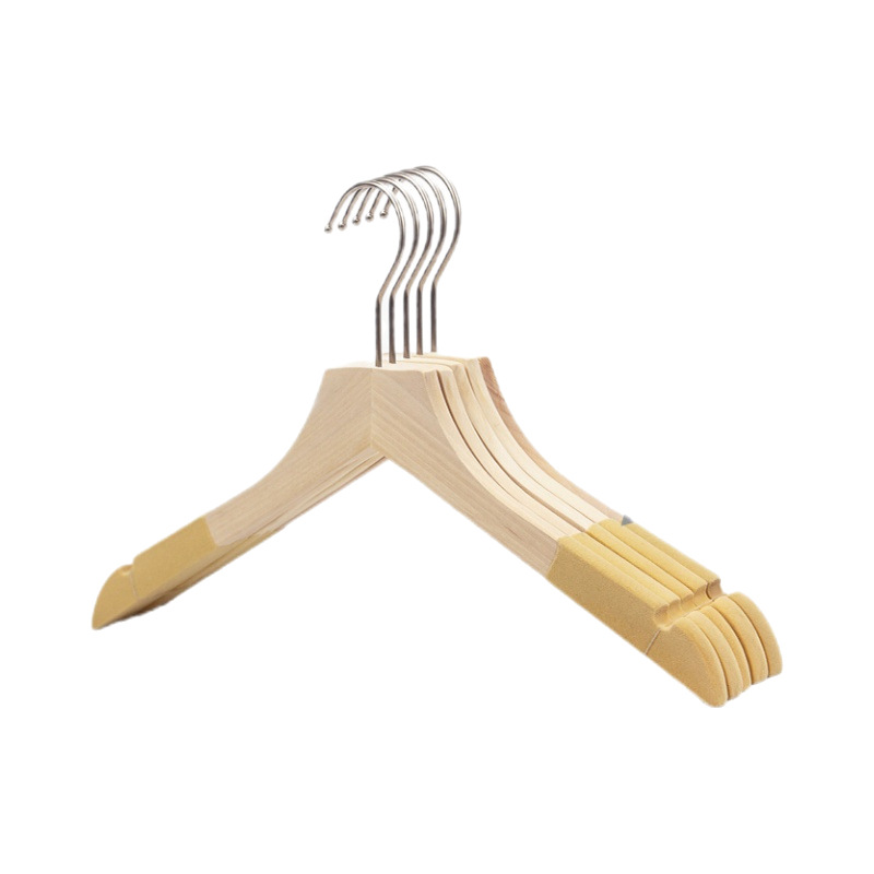 Ganchos plateados para ropa de niños, ganchos sin rastro, perchas gruesas para pantalones de adultos, tendedero antideslizante para ropa al por mayor.