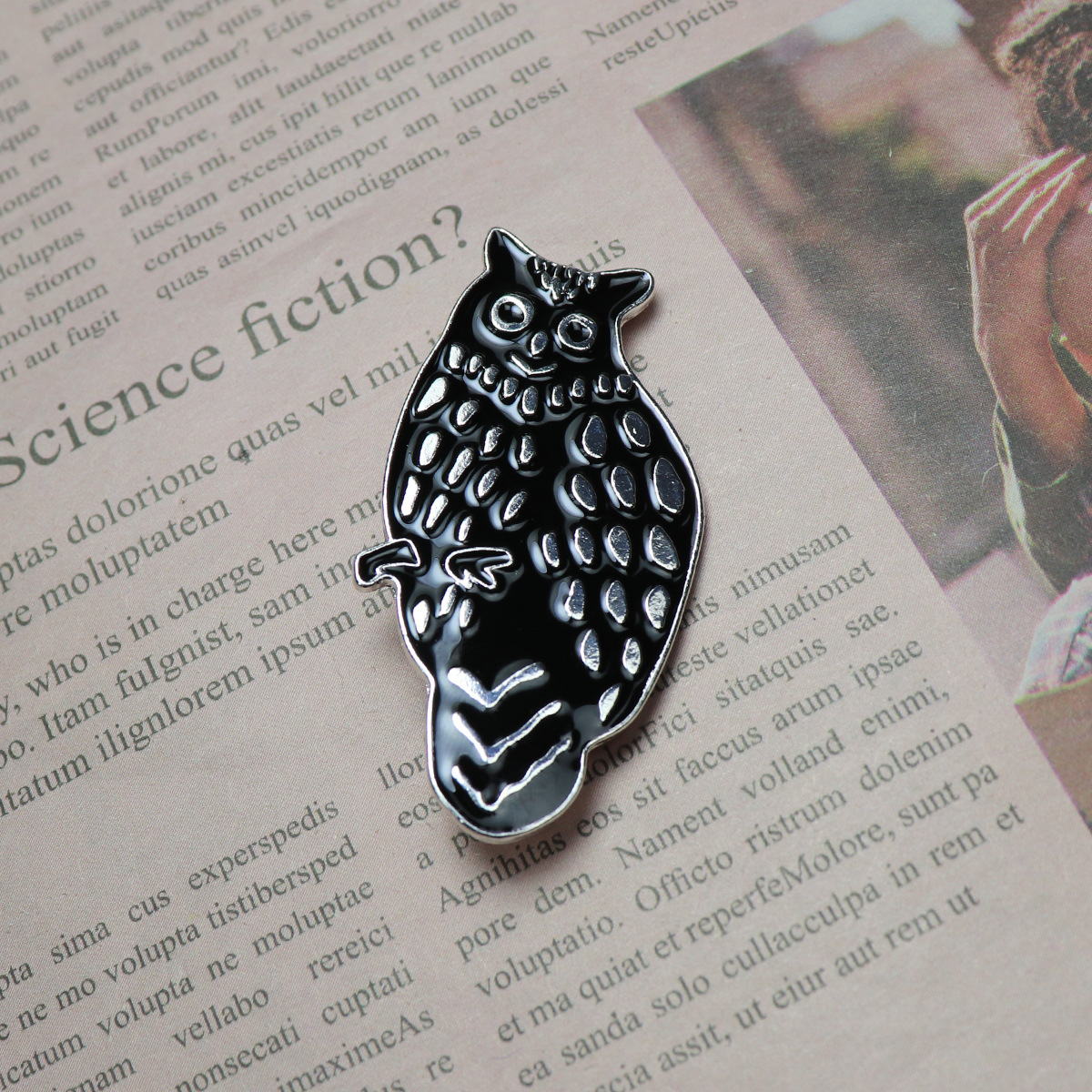 Japan Kyoto SOU Element Animal Flower Enamel Drop Glaze Brooch Corsage Accessories Small Gift Collection