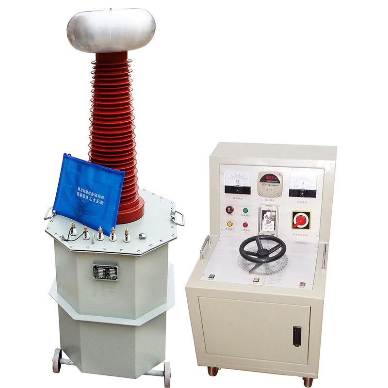 10KVA/100KV Oil immersion AC-DC high pressure Test transformer Power frequency withstand voltage test device Tester