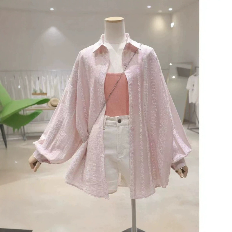80% Tencel 20% Cotton Textured Sun Protection Shirt for Women, 2026 Design, Loose Casual Long-Sleeve Shirt with Sun Protection 80% Tencel 20% Cotton Textured Sun Protection Shirt for Women, 2026 Design, Loose Casual Long-Sleeve Shirt with Sun Protection