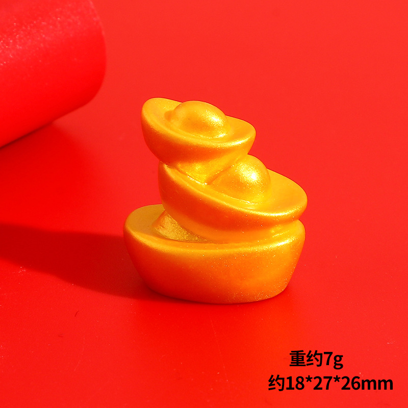 新年福娃元宝字牌樹脂部品diyクリームゴム携帯ケースヘアピン冷蔵庫貼り装飾材料