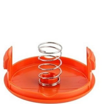 RC-100-P 割草机盖替换线轴帽 适用于百得替换盖子+弹簧一个套装