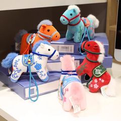 インターネット有名人かわいいポニーペンダントぬいぐるみ人形リトルポニーバッグペンダントキーホルダー布人形人形