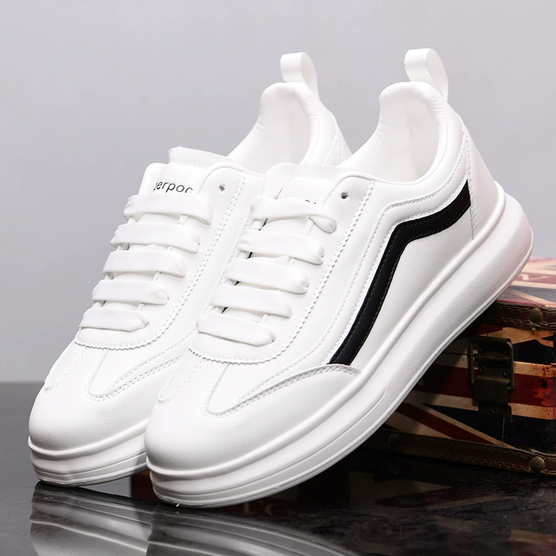 Маленькие белые туфли мужские туфли дышащие кроссовки с толстой подошвой с повышенной внутренней тарелкой сетка красные пары белые женские туфли MY2023