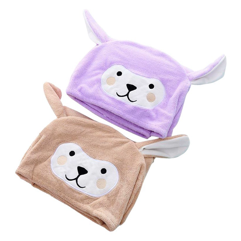 Оптовая продажа детский плащ банное полотенце Коралловый бархат мультфильм детская ванна с капюшоном