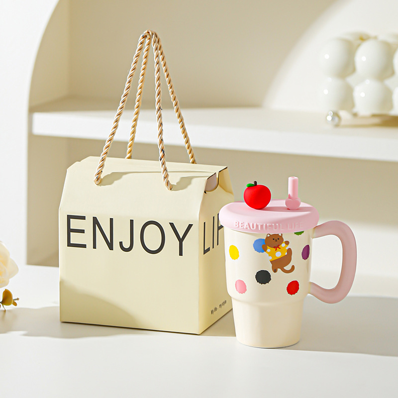 392 Gato marrón (caja de mano beige)