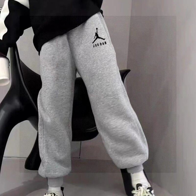 26 Popular Overseas Jordan Aj Men's Basic Sweatpants Cross-Border Jumpman Print Letter Casual Couple Jogger Pants