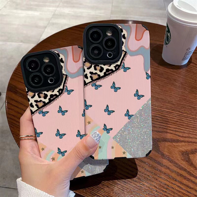 Suitable for Splicing Butterfly 11Pro Apple 14 Mobile Phone Case 13 Female iPhone 12 Soft Case 8Plus Tide Pro Max Suitable for Splicing Butterfly 11Pro Apple 14 Mobile Phone Case 13 Female iPhone 12 Soft Case 8Plus Tide Pro Max