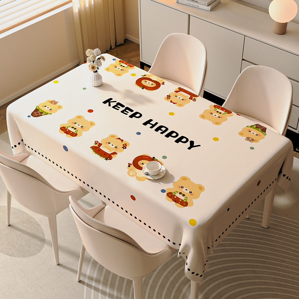 Toal de mesa sin lavado a prueba de agua a prueba de aceite a prueba de quemaduras rectangular 2025 nuevo toal de mesa de comedor de PVC de alta calidad toal de mesa de té