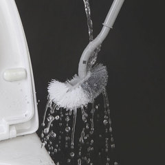 S-shaped toilet brush, household bathroom toilet cleaning brush, soft bristle bidet brush, toilet cleaning tool with hanging function