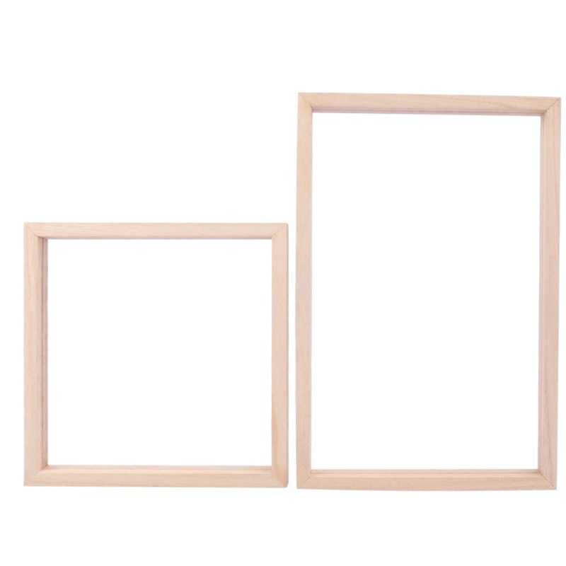 Children's Wooden Acrylic Photo Frame Picture Frame Art Materials Kindergarten Activity Decoration DIY Painting Photo Frame Creative DIY