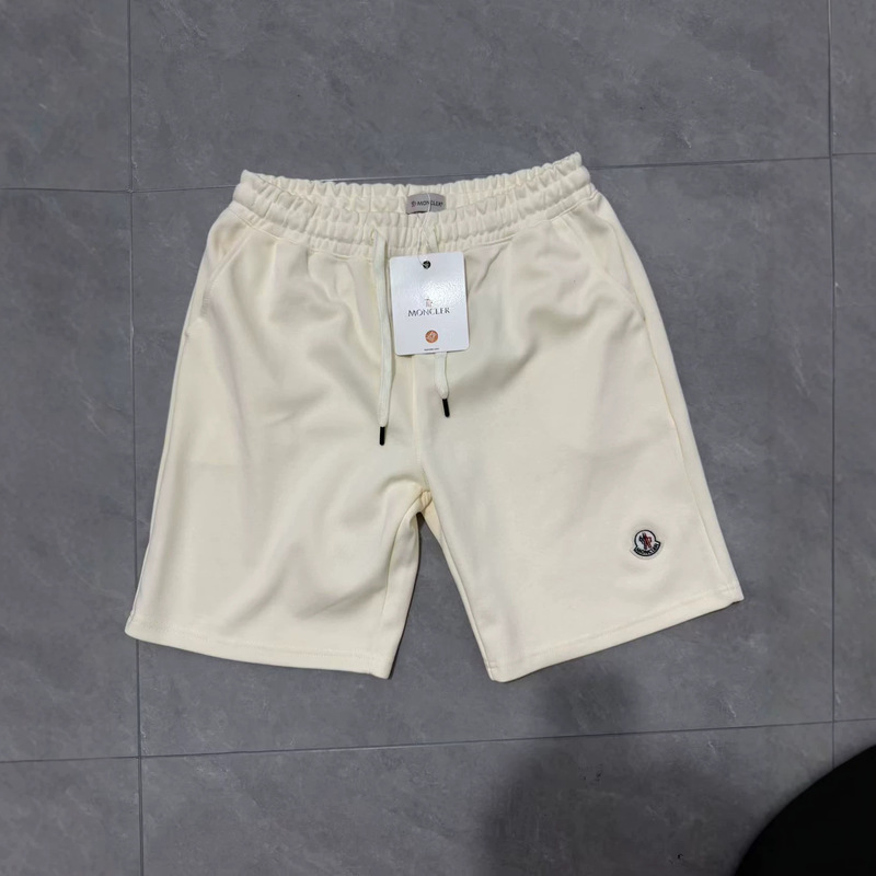 Cross-Border Baita Men's and Women's Beach Casual Cotton European and American Embroidered Shorts, Summer Trendy Monogram Shorts