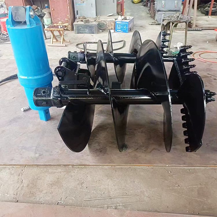 螺旋钻机电线杆钻孔引孔机器电线杆钻孔引孔机