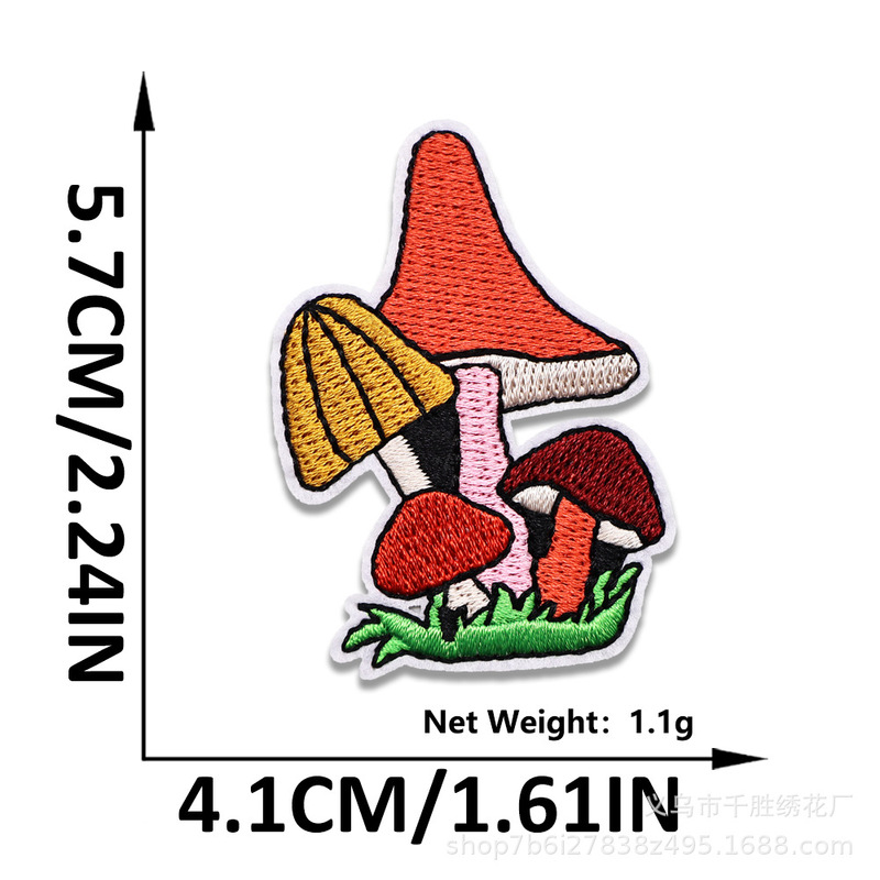 刺繍布ステッカーキノコシリーズ縫製不要の衣類アクセサリーおもちゃ装飾 diy 刺繍ステッカー厳選されたスポット卸売|undefined