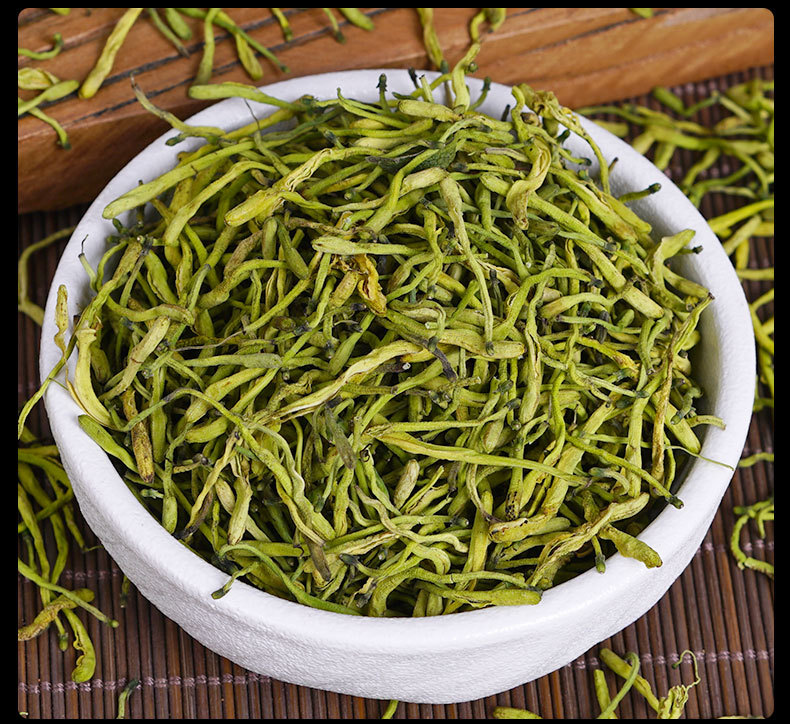 Jin Yin Hua Dried Flower (Lonicera japonica) — Bulk Honeysuckle for Herbal Tea preparation