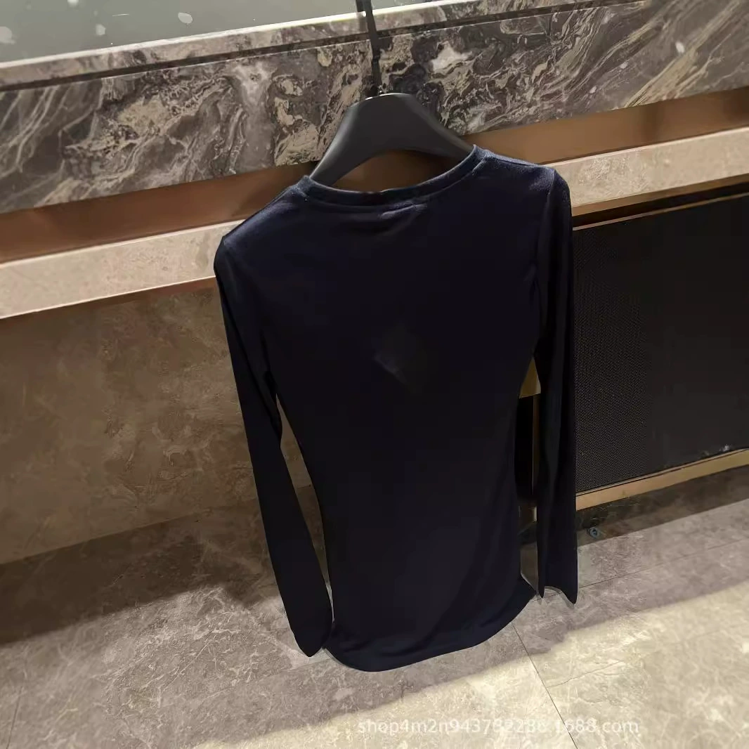 Miumiu, осенняя модная кофта с длинным рукавом для отдыха, защита от солнца, приталенный крой