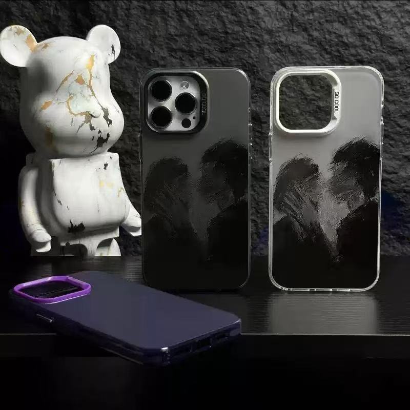 Nueva pareja para iPhone 16 funda para teléfono móvil Apple 15promax/14 art 13pro Europa y América 12 personalidad