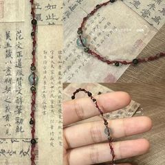 「琳瑯玉绯」新中国式ブレスレット手作り赤縄カップルins小衆デザイン古風ブレスレット