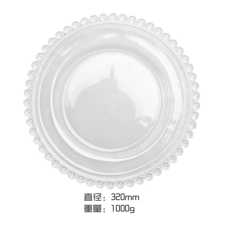 Gran Placa de cuentas transparente