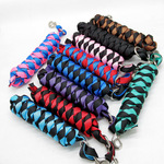 优惠供应马术用牵马绳 仿尼龙材料全编马绳 马缰绳 马笼头调教绳