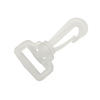 Custom PP color new material plastic hook transparent white luggage accessories rotating hooks with plastic hook rotation hook buckle