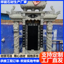 厂家生产公墓墓碑农村土葬卧碑套碑汉白玉交龙石碑王八驼碑龟驼碑