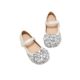 Girls Small Leather Shoes silver Princess Shoes 2025 Spring and Autumn New Children's Shoes Women's Treasure Soft Sole Shoes