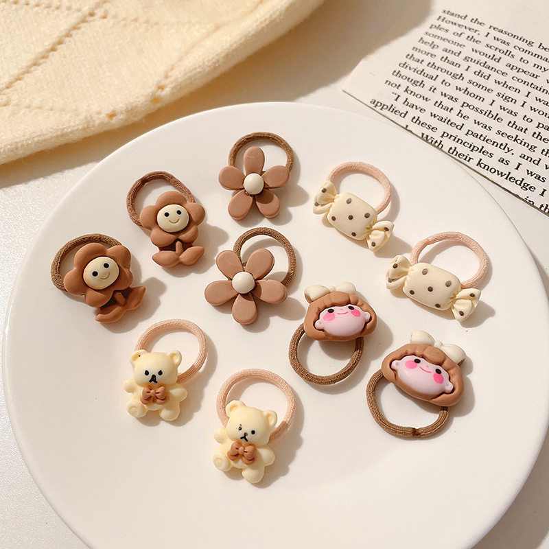 Cuerda para el cabello de atadura de bebé, diadema para el pulgar de los niños, tocado para la cabeza de bebé, cuerda para la cabeza de bebé, no daña el cabello, gomas elásticas, accesorios para el cabello de niñas