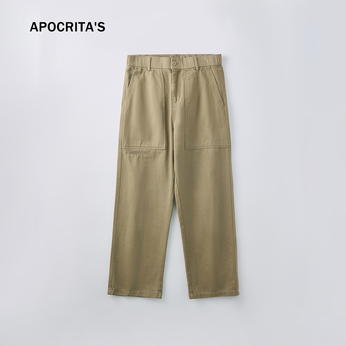Sin devoluciones ni cambios【Liquidación por tiempo limitado a un precio súper bajo】Pantalones casuales holgados y rectos para hombre APO, para otoño e invierno