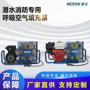 Diving Fire-Fighting Breathing Air Filling Pump, Portable Small Inflator, Piston-Type High-Pressure Air Compressor